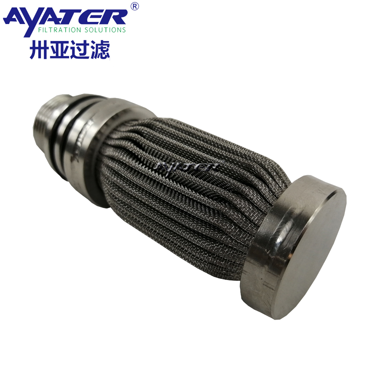 卅亞過濾不銹鋼燒結氈濾芯38X80MM